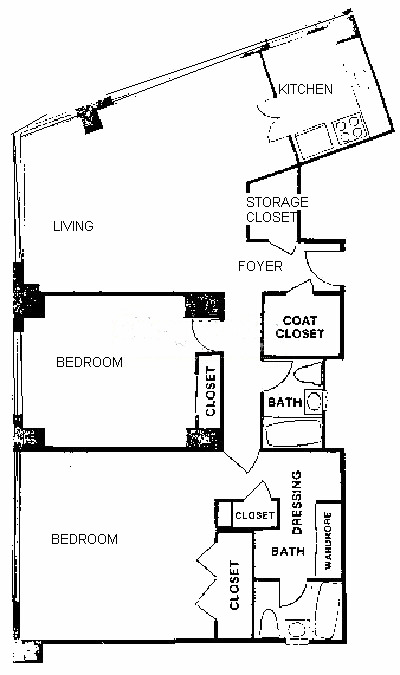 3100 N Lake Shore Drive Floorplan - 08-09 combo Tier
